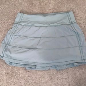Chambray Light blue Lululemon Pace Rival Skirt